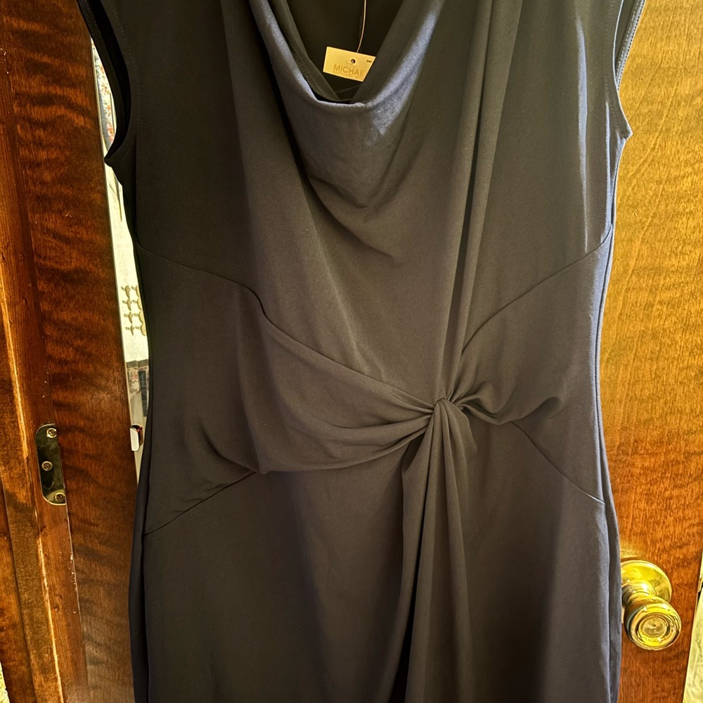 Michael Kors navy Midi Dress